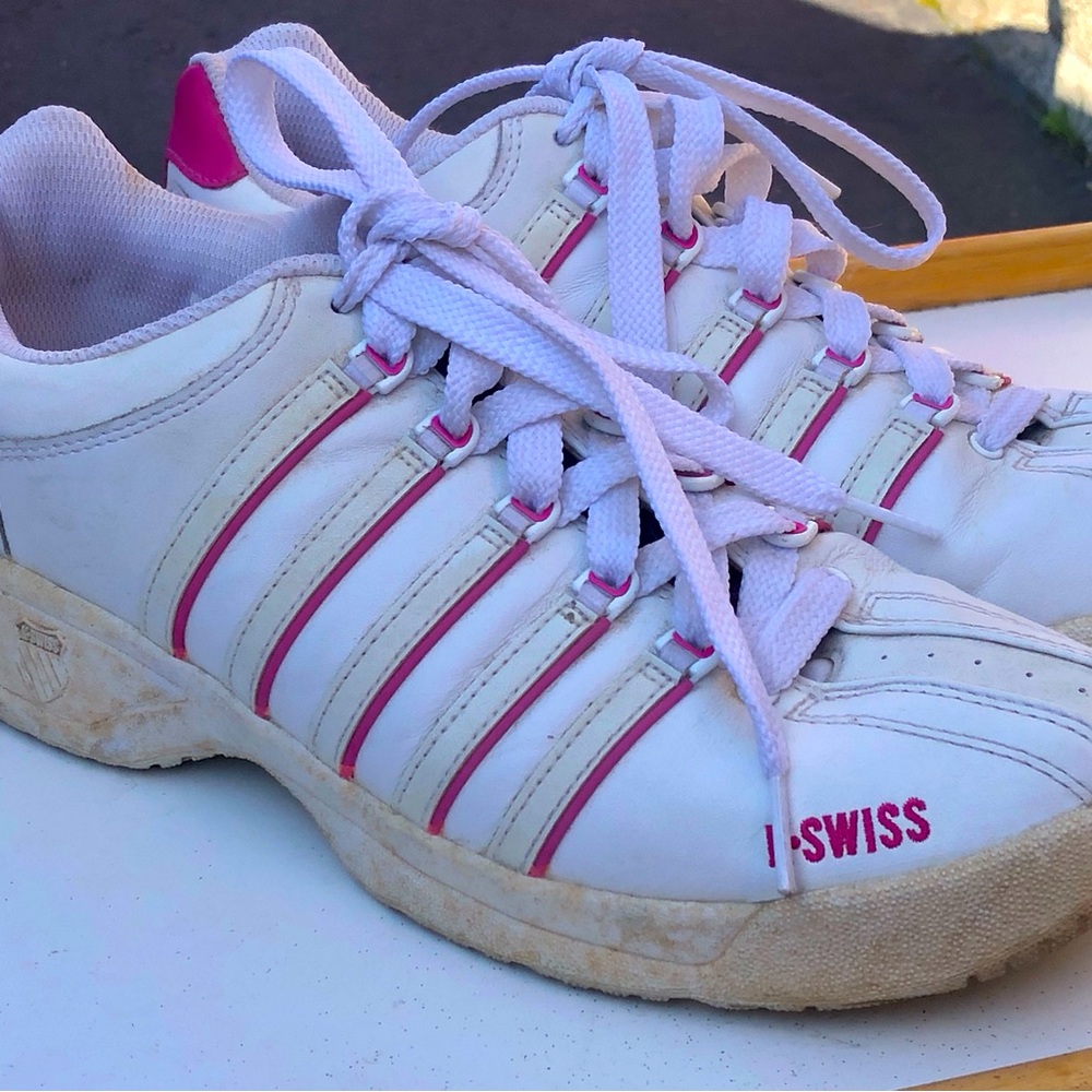 kswiss 67674/K64 Women’s White Pink Athletic Sneakers Size 42/10US
